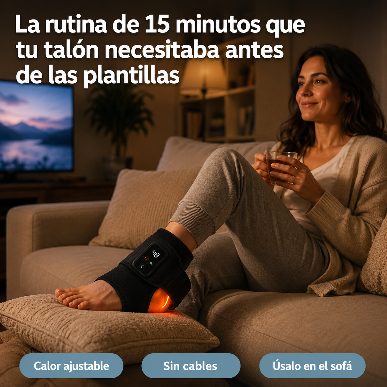 Tobillera Calefactora para dolor de pies