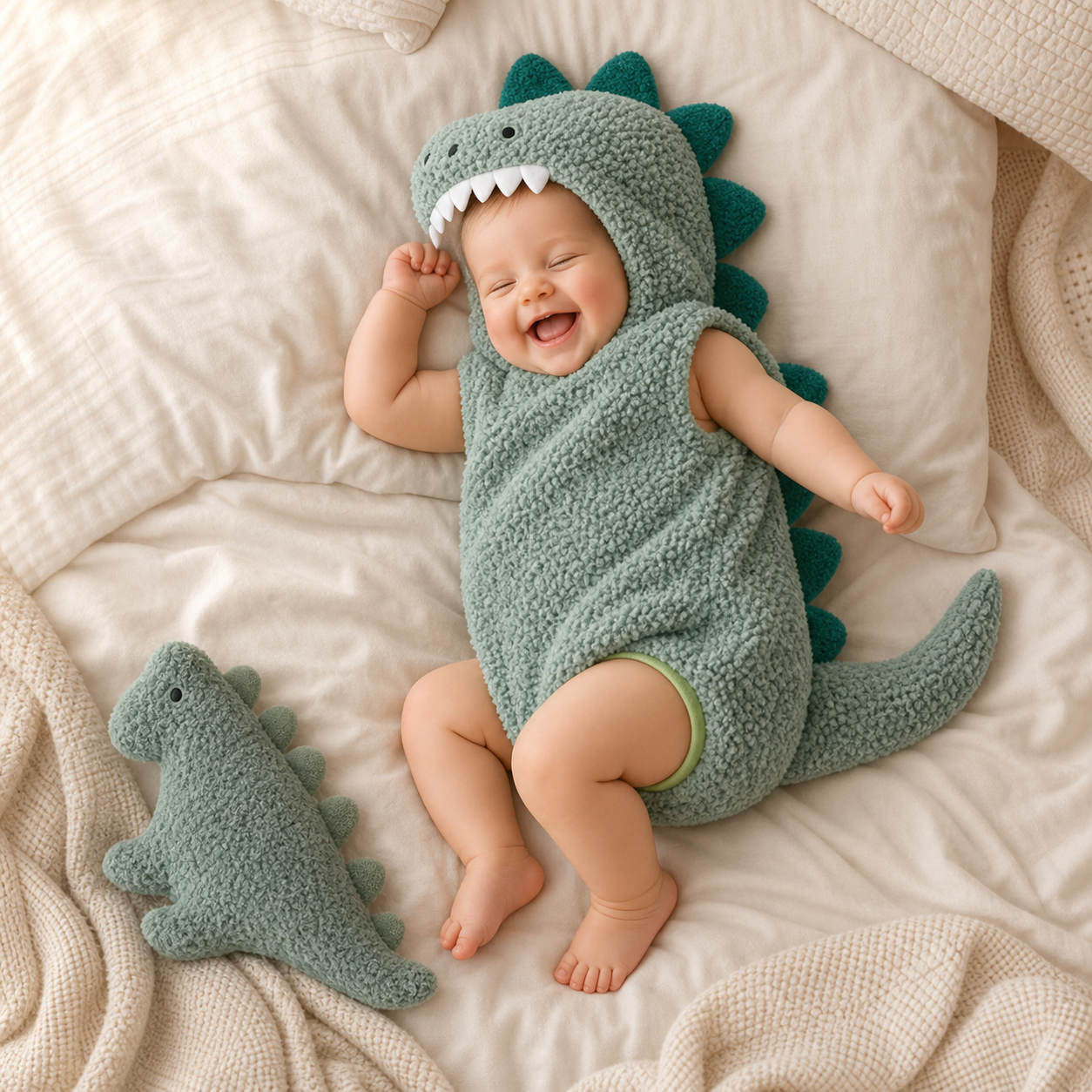 Traje de Bebé Dinosaurio